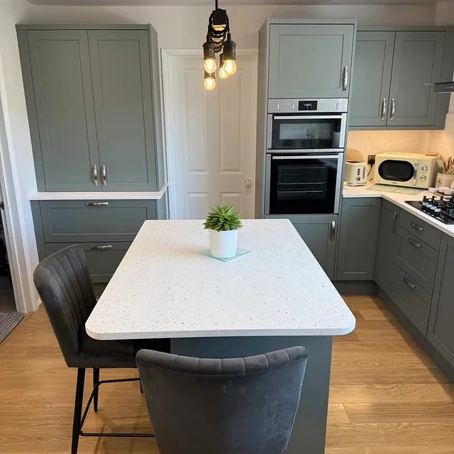 green kitchen